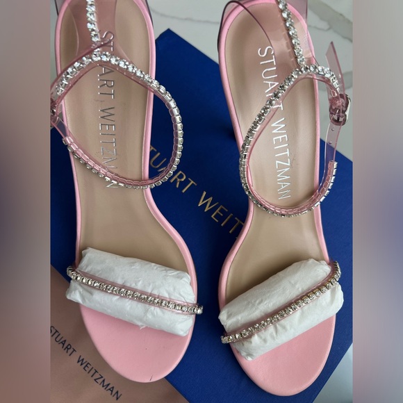 STUART WEITZMAN
Rhinestone Embellished Stiletto Heel Sandals
LIGHT PINK , 10 B - Picture 6 of 7